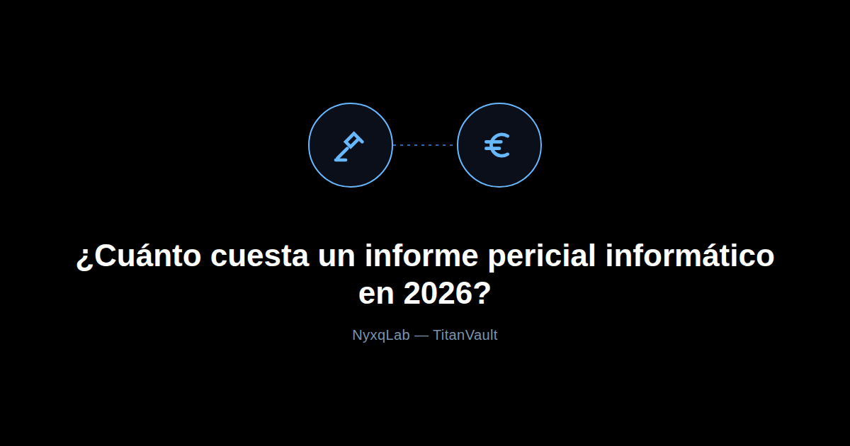 Icono de mazo de juez y símbolo de euro, representando el coste de un informe pericial